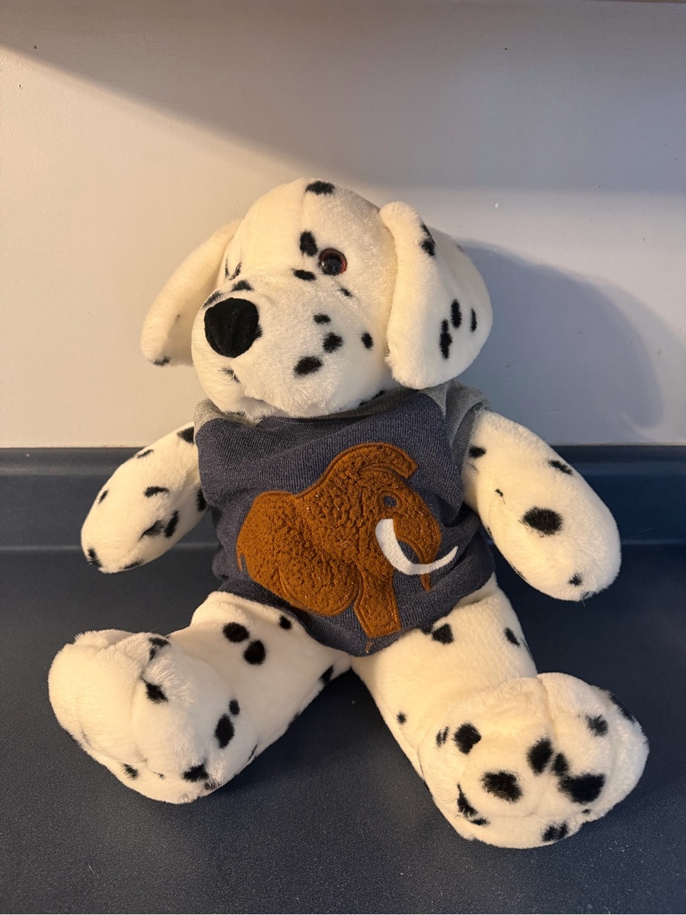 Commonwealth Dalmatian Plush Vintage 1996 White Black Spotted Puppy Dog 17"